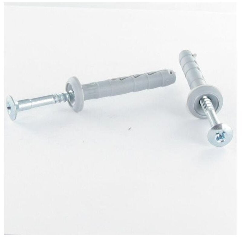 Vis Express - Cheville Clou Vis Tête plate Large 6X40-30 pièces