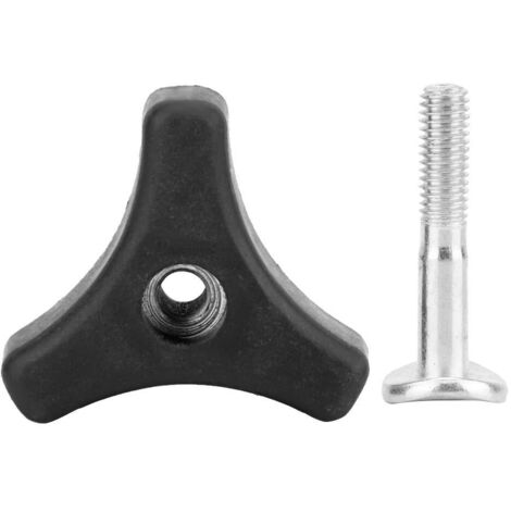 Écrou et boulon Boulon Kit Poignée Bouton Vis Triangle Écrou Boulon Triangle Poignée Bouton Outil Pièces de rechange Accessoires pour outils de jardin Poignée et loquet de guidon pour tondeuses à gaz