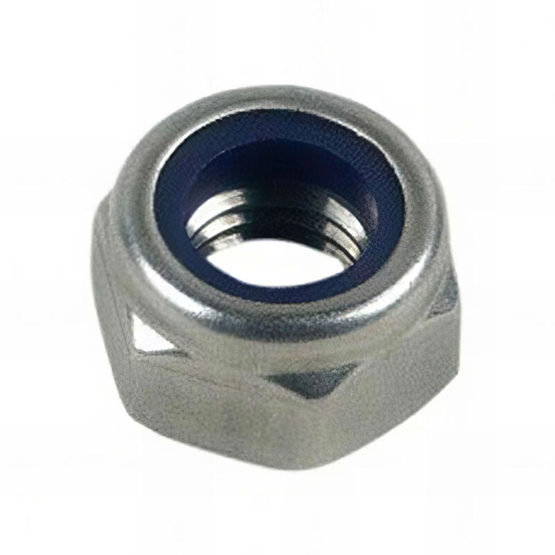 Ecrou frein indesserrable bague nylon M33 mm Zingué - Boite de 5 pcs Fixtout 05083302B