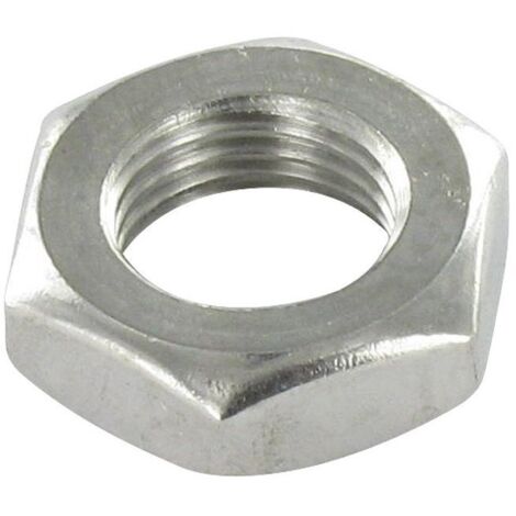 Ecrou hexagonal bas hm/contre Ecrou Inox A2 M27 Pas fin Pas de 150-unitaire