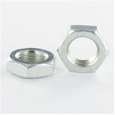 Ecrou hexagonal bas hm/contre Ecrou M12 Acier zingué