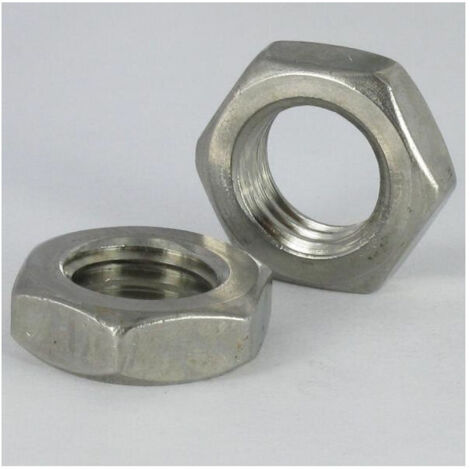Ecrou hexagonal bas hm/contre Ecrou M12 Inox A4-1 pièce