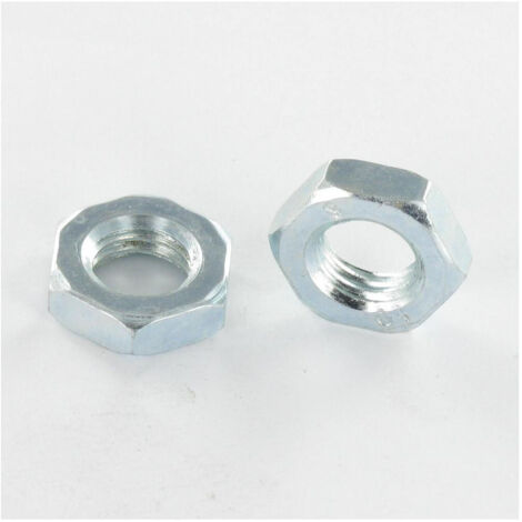 Ecrou hexagonal bas hm/contre Ecrou M18 Acier zingué-100 pièces
