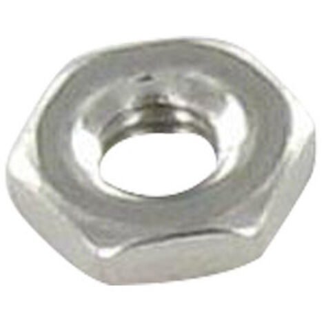 Ecrou hexagonal bas hm/contre Ecrou M6 Epaisseur 3 Inox A2-1 pièce