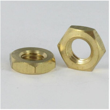 Ecrou hexagonal bas hm/contre Ecrou M6 Epaisseur 3 Laiton-500 pièces