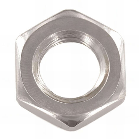 Ecrou hexagonal bas M12 mm INOX A4 - Boite de 100 pcs - Fixtout EBA12A4
