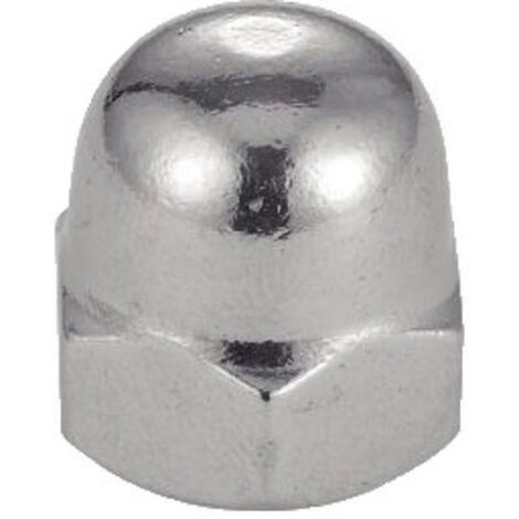 Ecrou hexagonal borgne inox - Qualite Inox: A2 - Diamètre: 4