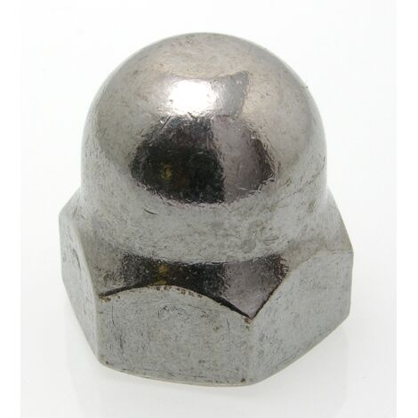 Acton – Boite de 200 écrous borgnes DIN 1587 A2 Ø8 mm – Inox pour finition lisse et esthétique – Assemblages sécurisés et durables - DIN1587