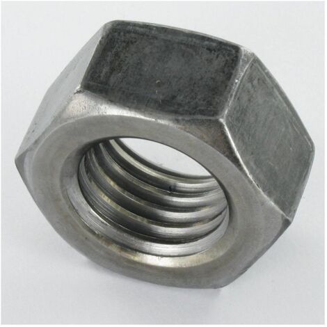 Ecrou Hexagonal HU M30 Pas à gauche Classe 8 Acier brut-5 pièces