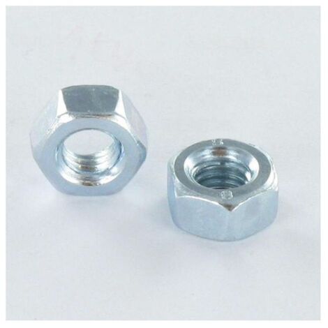 Ecrou Hexagonal HU M8 Classe 10 Acier zingué-100 pièces