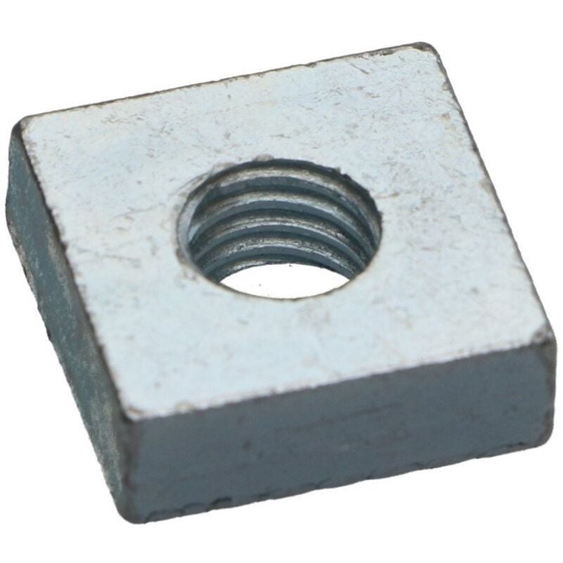 Ecrou Carrés M8 17X17X6 Acier zingué-500 pièces
