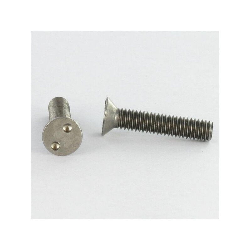 Vis Express - Vis métaux Inviolable Tête fraisée tf Snake eyes M6X40 Inox A2-30 pièces