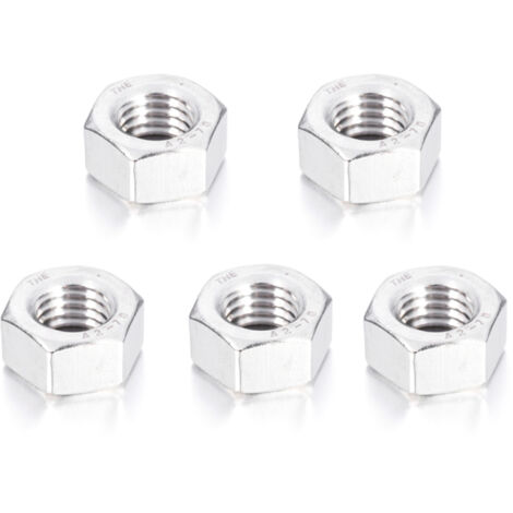 Écrou hexagonal M12 – Acier inoxydable 304 A2 qualité marine – DIN934 – Résistant à la corrosion – Pour applications extérieures et nautiques
