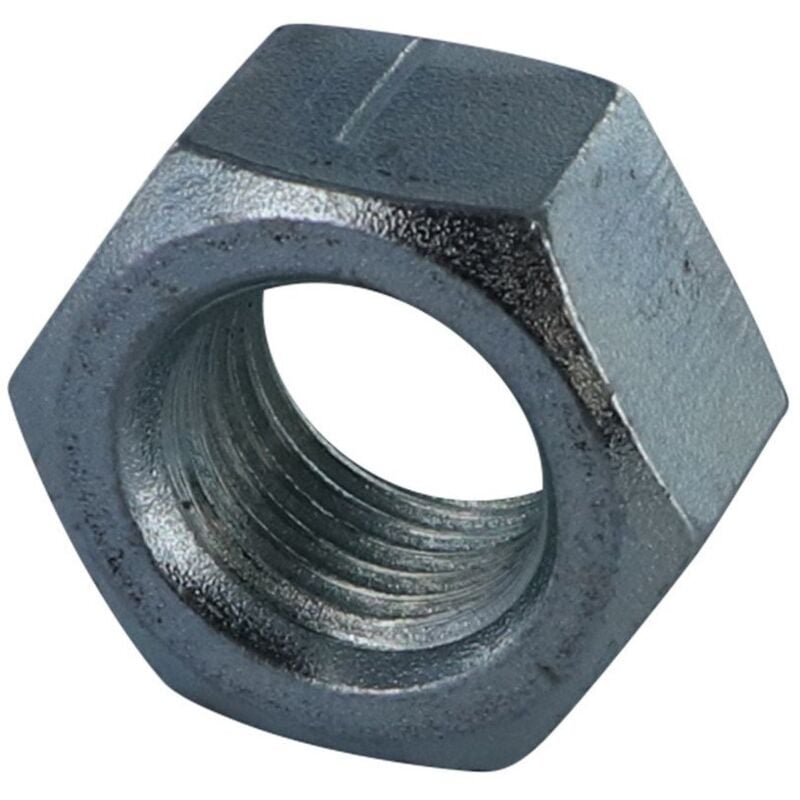 Ecrou Hexagonal M27 Classe 8 Acier zingué-20 pièces