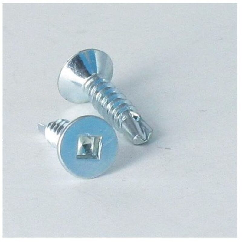 Vba Vis bois agglo Poelier tête ronde large trl Pozi N°2 4X40 Filetage total Diamètre de tête: 10 Acier zingué-500 pièces