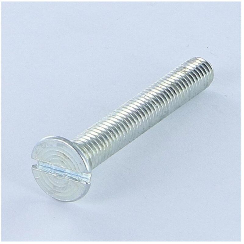 Vis métaux Tête fraisée TF Fendue M3X18 Acier brut-200 pièces