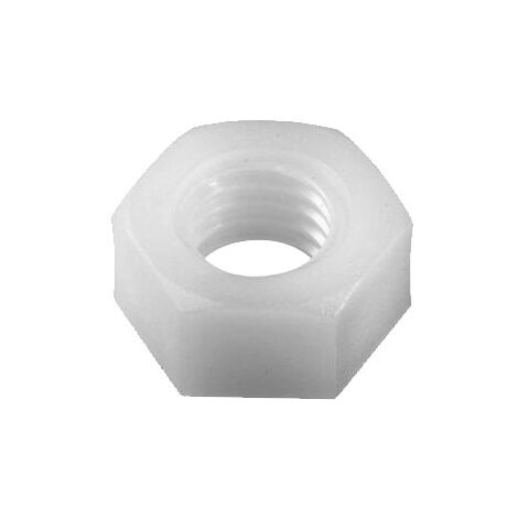 Ecrou hexagonal - Nylon 6.6 M12 - Boîte de 100