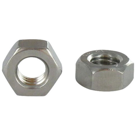 Ecrou HEXAGONAL Pas à gauche M10 Inox A4-1 pièce