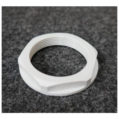 Ecrou hexagonal plastique gris ISO40 pour presse étoupe IP55 LEGRAND