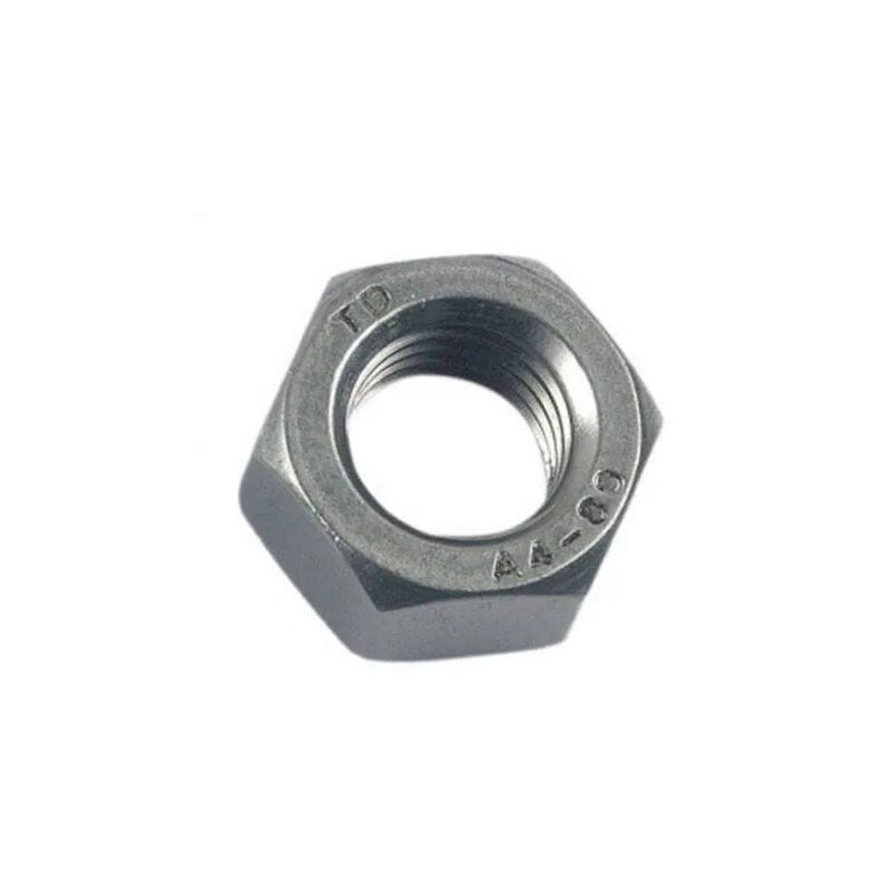 Dado esagonale in acciaio inox A4 diametro 12 mm
