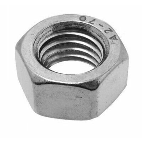 Ecrou HU ISO 4032 inox - Qualite Inox: A4 - Diamètre: 5