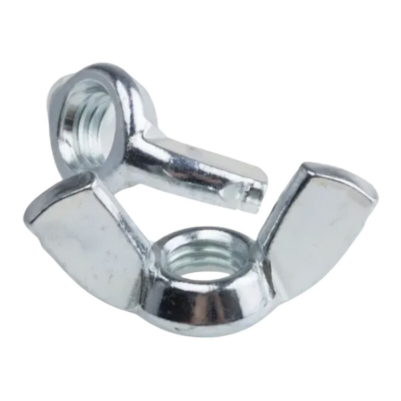 

Tuerca de mariposa de acero galvanizado, diámetro 5 mm, 6 piezas.