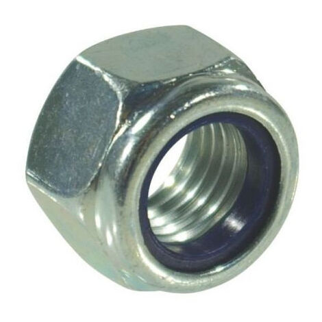 Ecrou indesserrable diamètre 6mm, 15 pièces.