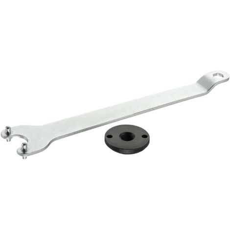 Ecrou Irwin M14 avec trous frontaux, accessoire pour outil électrique, réduction du bruit de, compatible avec les générateurs de 115/125 mm, clé de serrage incluse Irwin.