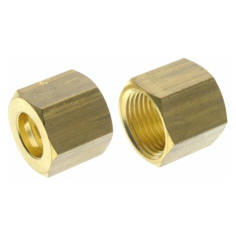 Ecrou Laiton Droit RS PRO ( Prix pour Paquet de 50 )