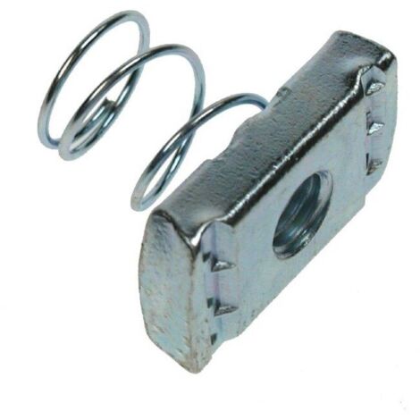 Écrou M12, Galvanisé, pour rail de 8 x 19mm