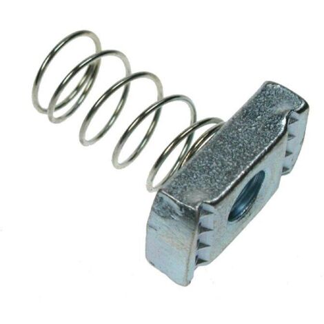 Écrou M12, Galvanisé, pour rail de 8 x 19mm