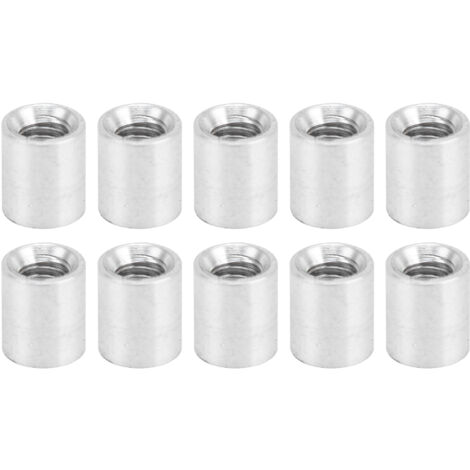 Écrou M4 Aluminium - 10 Pièces Colonne de Connexion 8mm Anodisé