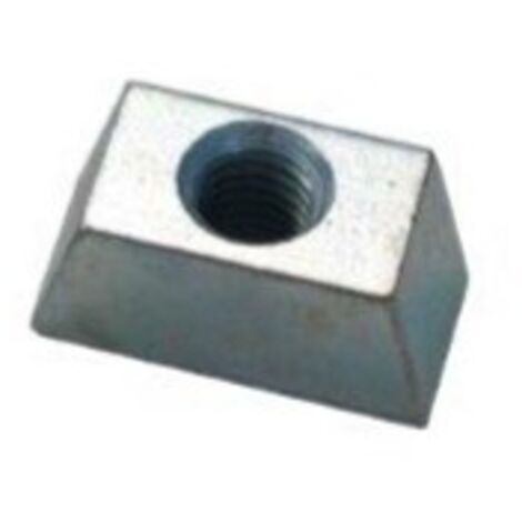 Écrou M6, Galvanisé, pour rail de 12 x 12mm ( Prix pour Sachet de 50 )