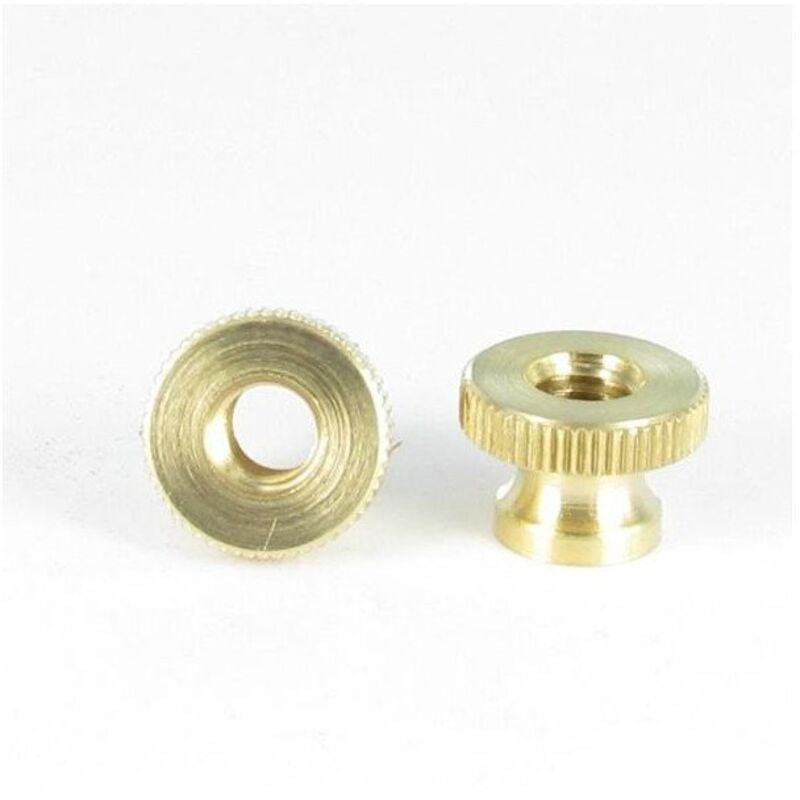 Ecrou Moletée Laiton M6 16X10 EMM-30 pièces
