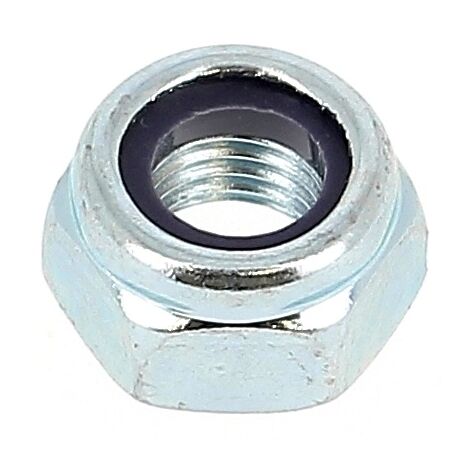 Ecrou Nylstop M12 Pas 125 Zingué DIN 985