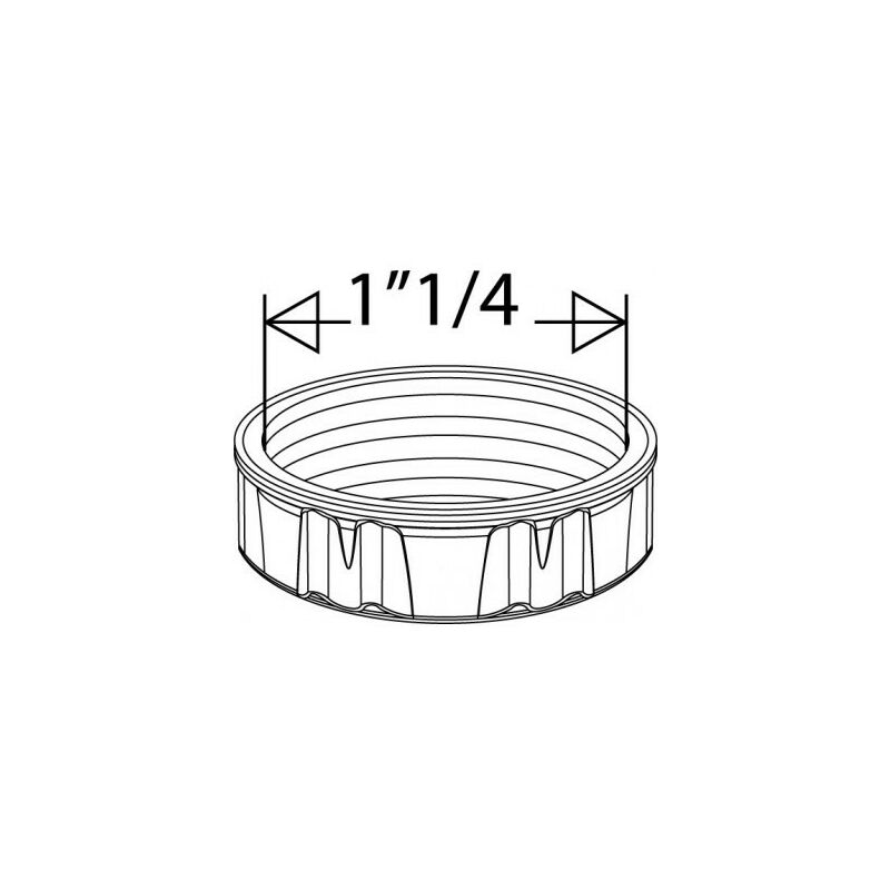 Ecrou plastique 33X42 0124