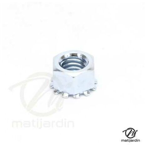 Ecrou pour axe de roue tondeuse. x 10