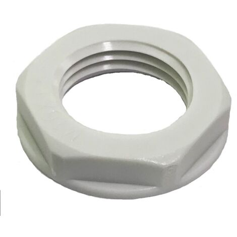 Ecrou pour presse étoupe RS PRO, M12, Gris, Nylon 66 IP68 ( Prix pour Sachet de 50 )