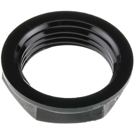 Ecrou pour presse étoupe, RS PRO, Noir, PA 6, Filetage: M20 ( Prix pour Paquet de 25 )