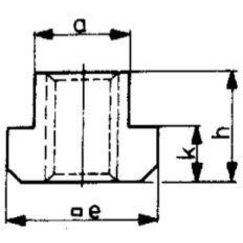 Format - Tasseau DIN508 M24x28mm 1 pcs