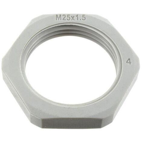 ecrou presse étoupe - en polyamide - iso50 - gris - blm distribution 102502