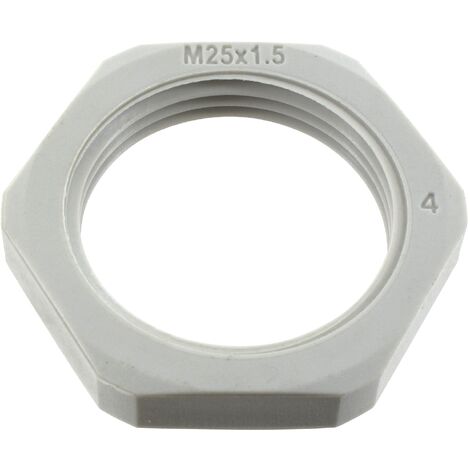 ecrou presse étoupe - en polyamide - iso63 - gris - blm distribution 102632