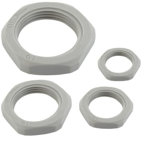 ecrou presse étoupe - en polyamide - pg42 - gris - blm distribution 102422