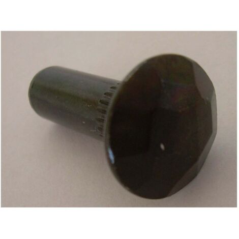 VIS EXPRESS Ecrou Relieur Tête bombée MARTELE M6X18 8X24 Acier zingué noir-1 pièce