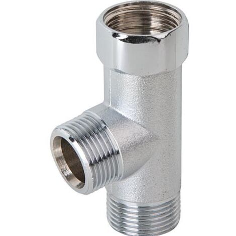 Ecrou tournant fem 3/4" x 2 male 3/4" laiton chromé