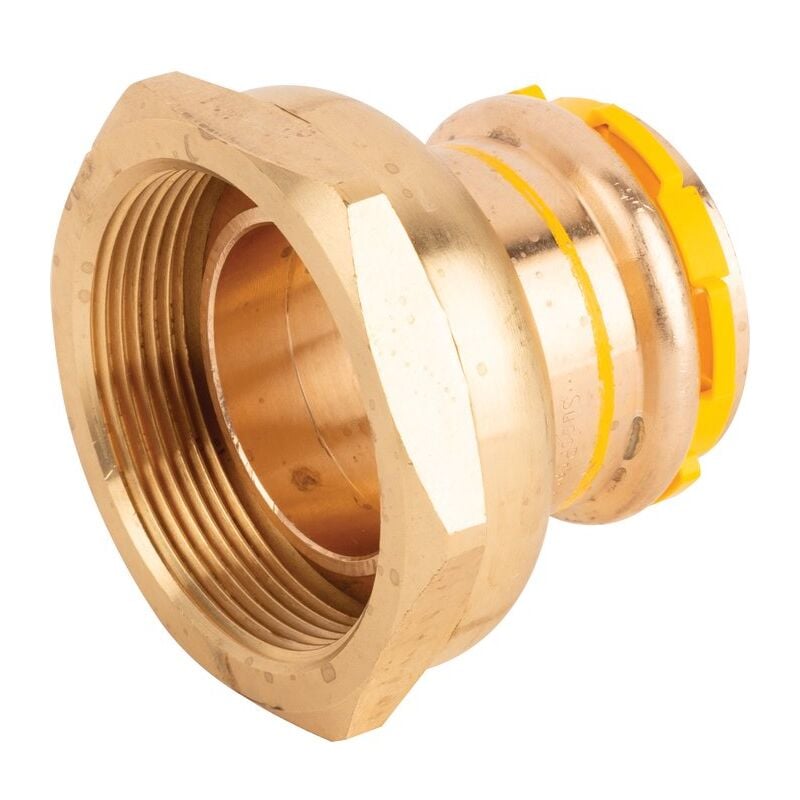 Aalberts - Raccord gaz écrou tournant non plombé - vsh SudoPress - aips - FF42x2'