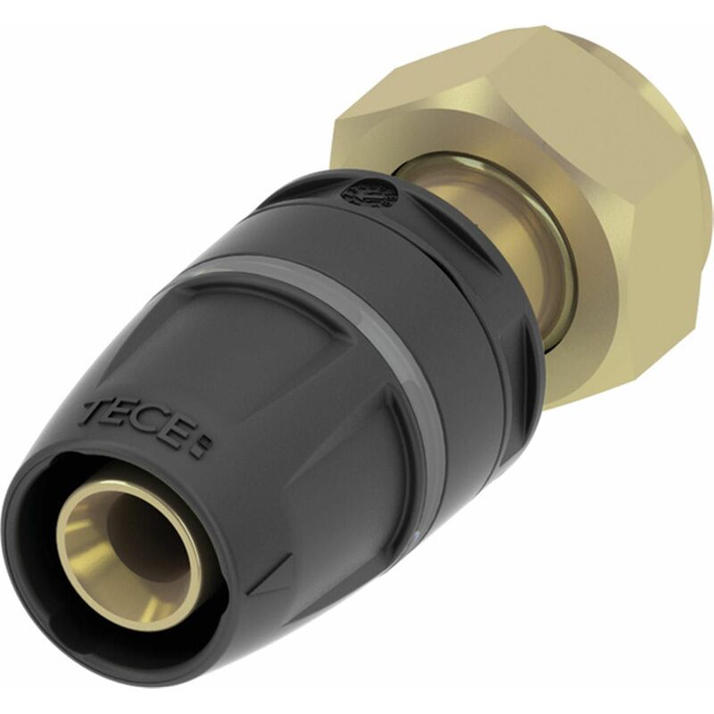 Tece - Raccord logo Push, joint plat, laiton standard, 8630204