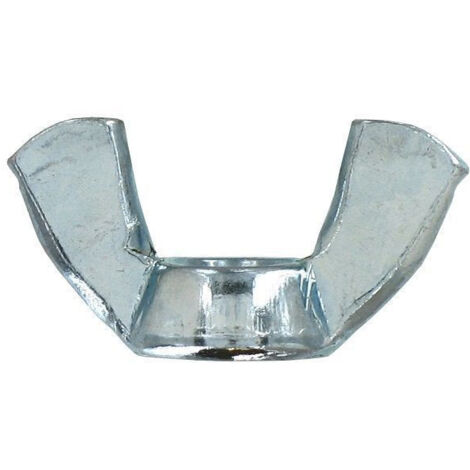 Ecrous à oreilles acier zingué Ø8 - Lot de 6