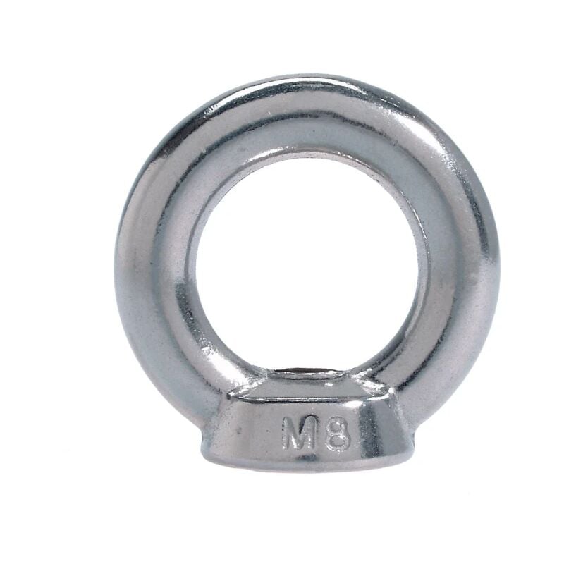 Ecrous à anneau inox - 1 pc - 16 mm - A2