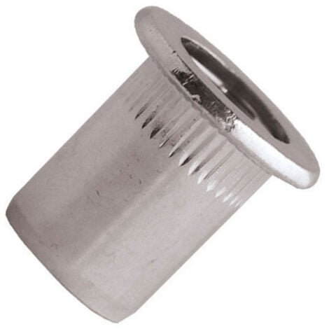 Écrou cranté tête plate Inox A2 SCELL-IT - Ø8 mm Serrage 0.5-3 - END0830